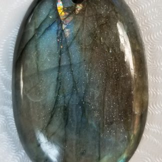 Labradorite Cabochon with Hole on Top | Healing Stones from our Crystal Store
