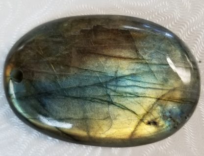Close Up of Labradorite Cabochon Healing Stone | Destin, FL